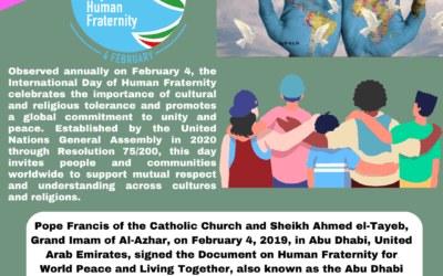 February 4, the International Day of Human Fraternity